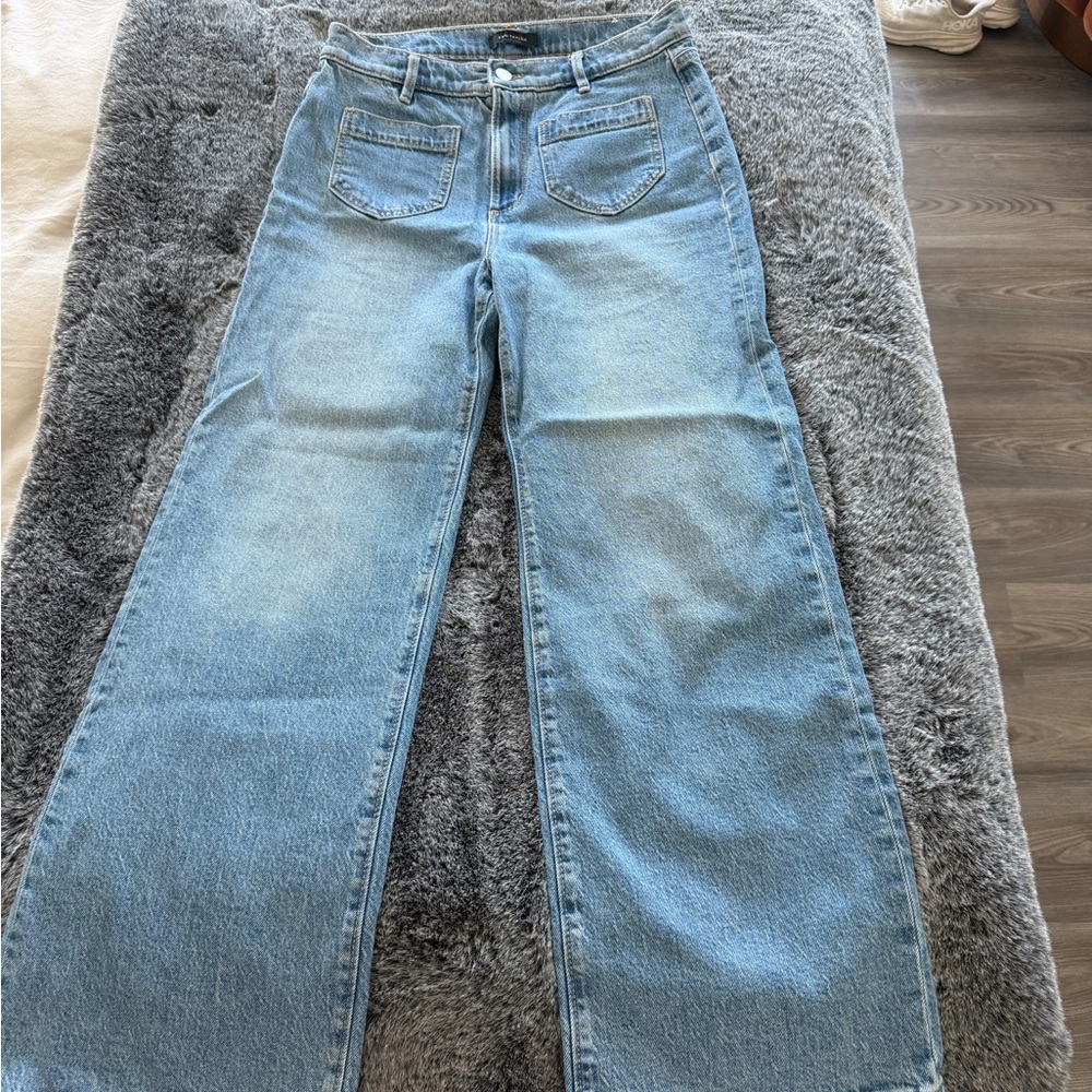 Ann Taylor Light Blue Flare Jeans